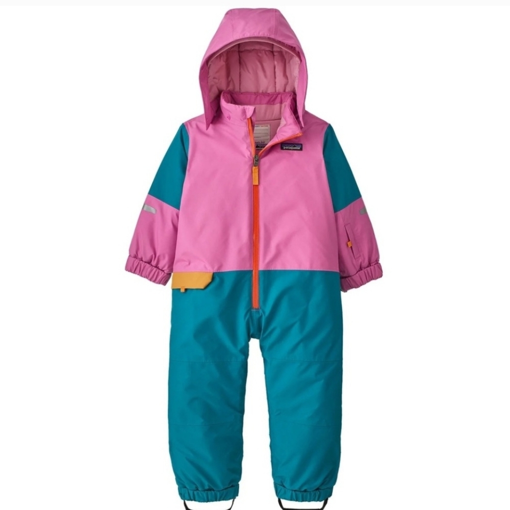 Patagonia Pink and Teal Snowsuit 2T Tags On